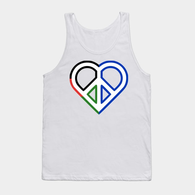 ISRAEL PALESTINE LOVE & PEACE Tank Top by MAR-A-LAGO RAIDERS